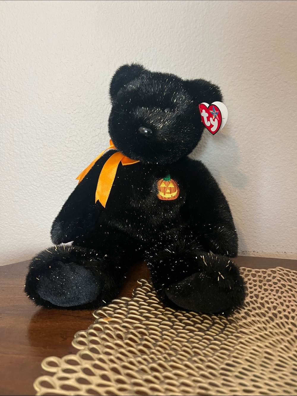 NWT Ty Beanie Buddy “Haunt” Halloween bear. He is too cute to pass up.